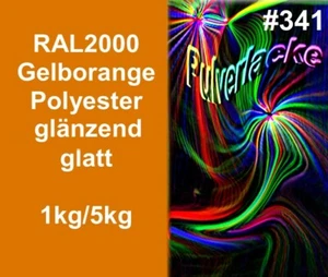 PULVERLACK Beschichtungspulver Pulverbeschichtung Lackierpulver RAL2000 orange - Bild 1 von 1