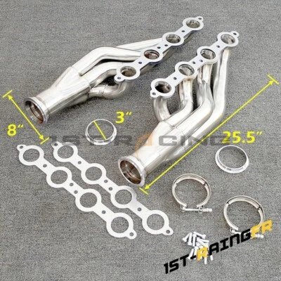 Cabezales cortos arriba y adelante LS1 LS2 LSX GM V8 PARA Chevrolet Chevy 5.3 5.7 6.0L Foto 1 de 4