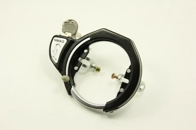 Vintage Bike Bicycle Lock Pad Lock Circular Lock Wheel Lock Set Iron Black - Image 1 of 4