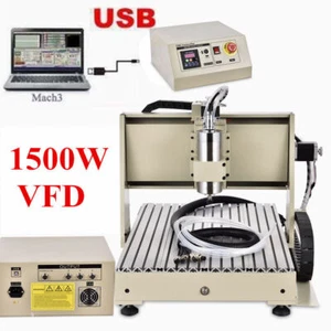 CNC 6040 Router Graviermaschine USB 3Achse Fräse Portalfräse Graviergerät mit RC - Bild 1 von 9