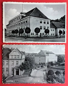 2 x AK REICHENBACH Oberlausitz 1953 Städtische Zentral Volksschule ( 12964 - Bild 1 von 2