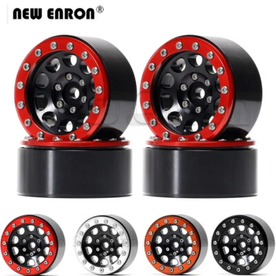 1.9 Beadlock Wheel RC Rims Alloy Hub for 1/10 Crawler MST TRX4 TF2 D90 D110 F350 - Image 1 of 4