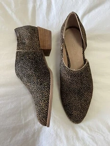 Madewell | Lucie Bootie Asymmetric | Spotted Half Calf Size 8 - Picture 1 of 9