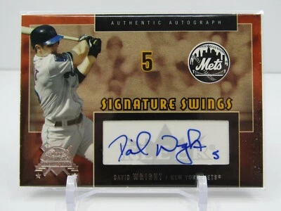 DAVID WRIGHT 2005 FLEER NATIONAL PASTIME SIGNATURE SWINGS AUTOGRAPH AUTO - Image 1 of 2