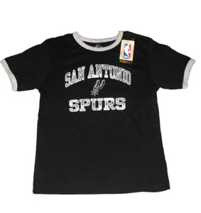 San Antonio Spurs Womens Majestic Top T-Shirt sz. Small New NBA Black - Picture 1 of 3