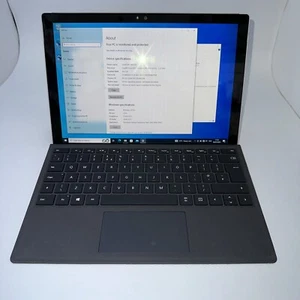 MicroSoft Surface Pro 4 (1724) 12.3in 2.50GHz i7 8GB  256GB SSD Windows 10 Pro - Picture 1 of 14