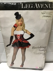 LEG AVENUE RAVISHING COSTUME DA VAMPI ADULTO 83518 VARIE TAGLIE NUOVISSIMO - Foto 1 di 1