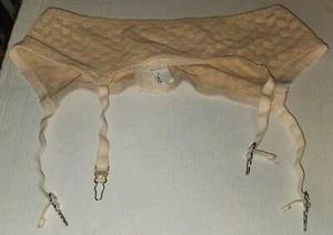 Vintage 1980's Nude Garter Belt Lingerie Size 48 Pin Up - Picture 1 of 3