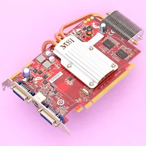 MSI ATI Radeon HD 2600XT PCI-E Video Graphics Card 512MB GDDR3 2x DVI/TV Silent - Picture 1 of 4