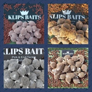 50 Pre Filled Tied PVA Mesh Bags Ellipse , Krill, Bloodworm, Halibut & More - Picture 1 of 25