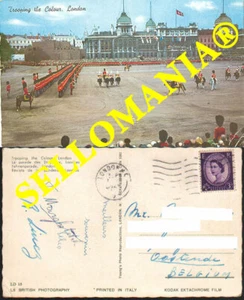 POSTAL LONDON TROOPING THE COLOR 1967 INGLAND LONDRES INGTERRA CC03464 REINO UNIDO - Imagen 1 de 1