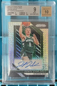 Donte Divincenzo 2018 Prizm Rookie Signatures Mojo 24/25 RC automático 10 BGS 9 DEFECTOS - Imagen 1 de 12