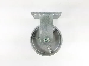 5" x 2" Steel Wheel Caster - Rigid - Picture 1 of 2