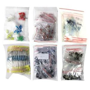 1390pcs Electronic Components LED Diode Kit Transistor Capacitor Resistance - Picture 1 of 9