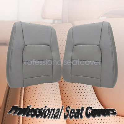 Cubiertas de asiento de cuero gris para conductor delantero y pasajero Lexus LX470 1998-2007 Foto 1 de 4