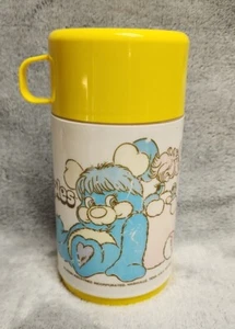 Popples Lunchbox Thermos by Aladdin Pink Blue Cute Cartoon Vintage 1986 - Picture 1 of 4
