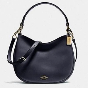 Coach Nomad Crossbody Handtasche Dark Navy Handschuh gegerbtes Leder verstellbarer Riemen - Bild 1 von 13