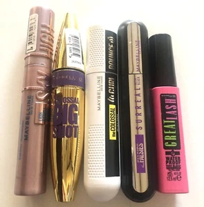 5x BRAND NEW Maybelline New York Mascara Bundle All BLACK - Picture 1 of 11
