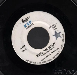 Hear 1966 Bob Swanson & the Bee Jays Pop Rock 45 - Would You Believe/Will You Be - Picture 1 of 1