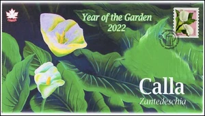 CA22-003, 2022, Calla, First Day of Issue, Pictorial Postmark, White, Year of th - Picture 1 of 1