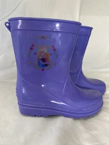 Disney Frozen Mädchen lila Regenstiefel, Größe Small/Medium - Bild 1 von 5