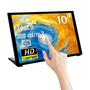 10 inch 1280x800 WXGA Capacitive Touch Screen with Speakers, Mount Hole RPI - Picture 1 of 13