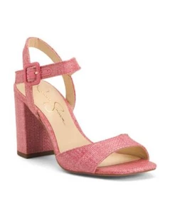 Jessica Simpson Sunkissed Coral Christa Woven Platform - Picture 1 of 8