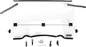 Clear Full Folding Windshield Moose LEMA100-0031 For 15-19 Polaris RZR S RZR XP - Picture 1 of 2