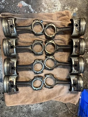 Juego De 8 BIELAS PISTÓN FORD F150 F250 STOCK F2TEAA F4TE 5.8 351W Foto 1 de 4