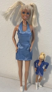 1998 Spice Girls Baby Spice Emma Baby Spice Bunton 11" On Tour & 6" Puppen *LESEN - Bild 1 von 16