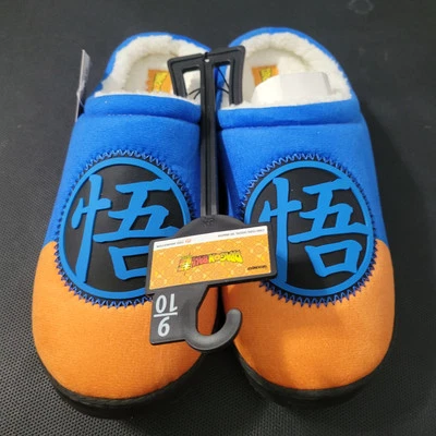 Zapatillas de micro felpa Dragonball Z para hombre talla 7-8 Foto 1 de 4