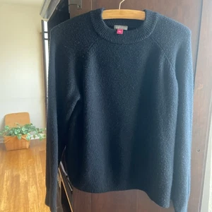 Vince Camuto Knit Sweater Women Large V Neck 100% Cotton - Picture 1 of 14