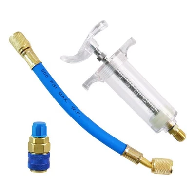 1PCS New Oil and Dye Injector Featuring a 1/4 inch female SAE connector - Image 1 of 4
