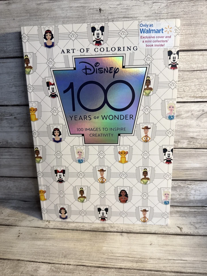 Disney Art of Coloring 100 Years of Wonder Images To Inspire & Create Kids Adult