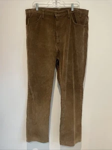 Vintage 80s Levi’s 517 Men's White Tab Corduroy Pants Fits 40x30 Brown 517-1529 - Picture 1 of 4