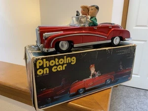 60er Jahre Foto auf Auto ME 630 Metallauto funktioniert einwandfrei - Bild 1 von 7