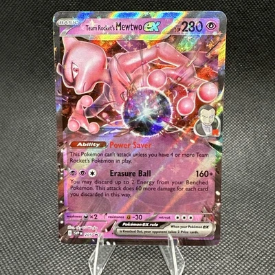 Team Rocket's Mewtwo ex 205 Sv: Scarlet & Violet Promo Cards Holo - Image 1 of 2