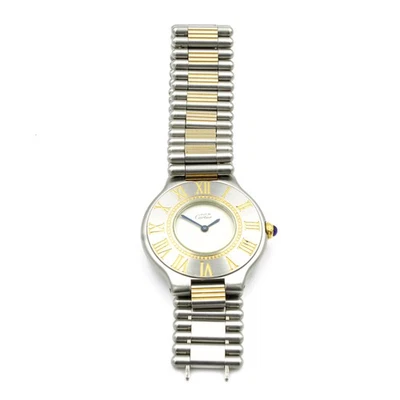 Must de Cartier 21 Caliber 81 Two Tone 31mm Quartz Wristwatch #WB3536-3 - image 1 of 4