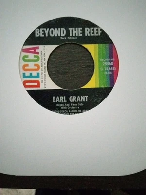 Earl Grant Swingin Gently/Beyond The Reef by Decca Records 7" Vinyl 45rpm Record - Image 1 of 4