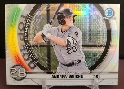 2020 Bowman Andrew Vaughn Scouts Top 100 Prospects #BTP-28 - Image 1 of 2