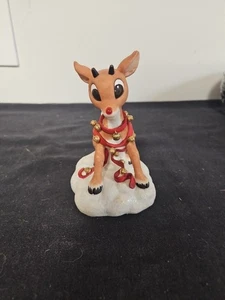 Enesco Rudolph AndThe Island Of Misfit Toys 104550 Rudolph w/lighted Nose no box - Picture 1 of 4