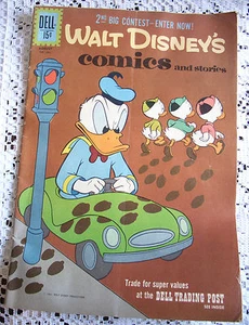 Cómics e historias de Walt Disney #251 (agosto de 1961, Dell), pato Donald, Huey, Dewy - Imagen 1 de 2