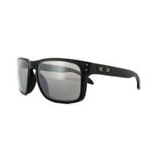 Oakley Holbrook OO9102-5718 Men's Sunglasses - Matte Black, Warm Grey Lens