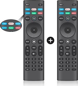 Pack of 2 Universal Remotes for LED LCD HD 4K UHD HDR Smart Tvs - Picture 1 of 12