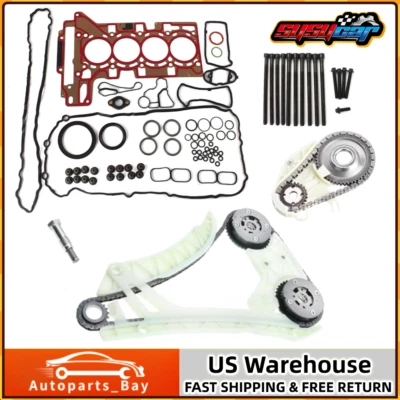N20B20 Timing Chain Kit Head Gaskets Bolts Kit For BMW 220i 228i 320i 328i 428i - Image 1 of 4