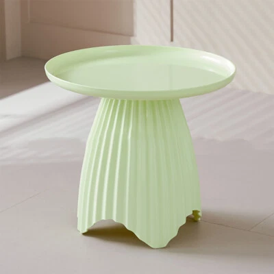 Round Side Table Outdoor Side Table Small Sofa End Table Indoor Accent Table  - Image 1 of 4