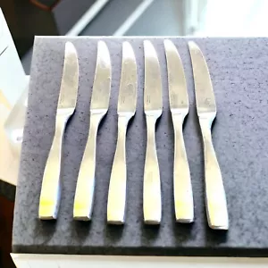 Juego de 6 cuchillos de cena Yamazaki Bolo 9 1/4" vajilla de acero inoxidable - Imagen 1 de 2