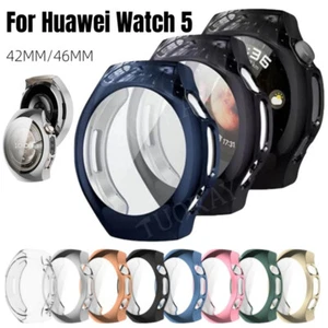 Miękkie etui TPU do Huawei Watch 5 42mm 46mm Bumper Cover Ekran Osłona ochronna - Zdjęcie 1 z 69