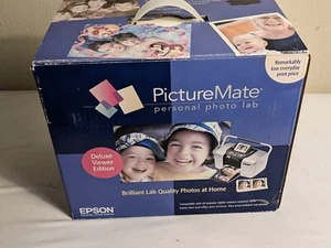 Epson PictureMate Deluxe Viewer Personal Photo Lab Printer NEW OPEN BOX - Picture 1 of 8