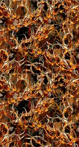 Buck Skull Blaze Camo MATTE Rocker Wrap Truck Wrap Camouflage #08 26' - 6 Panels - Bild 1 von 5